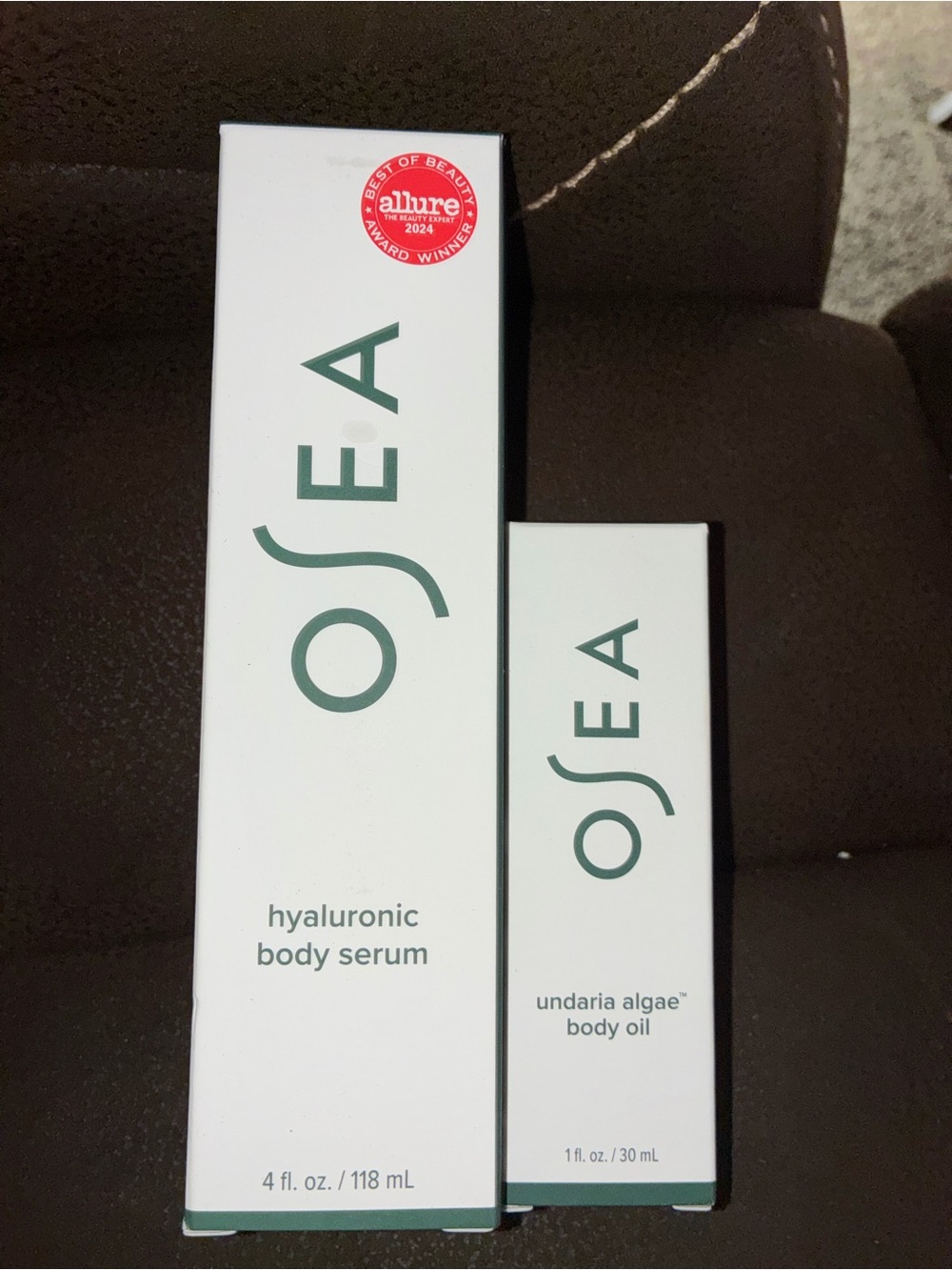 OSEA White & Green Hyaluronic Body Serum + Undaria Algae Body Oil Duo
